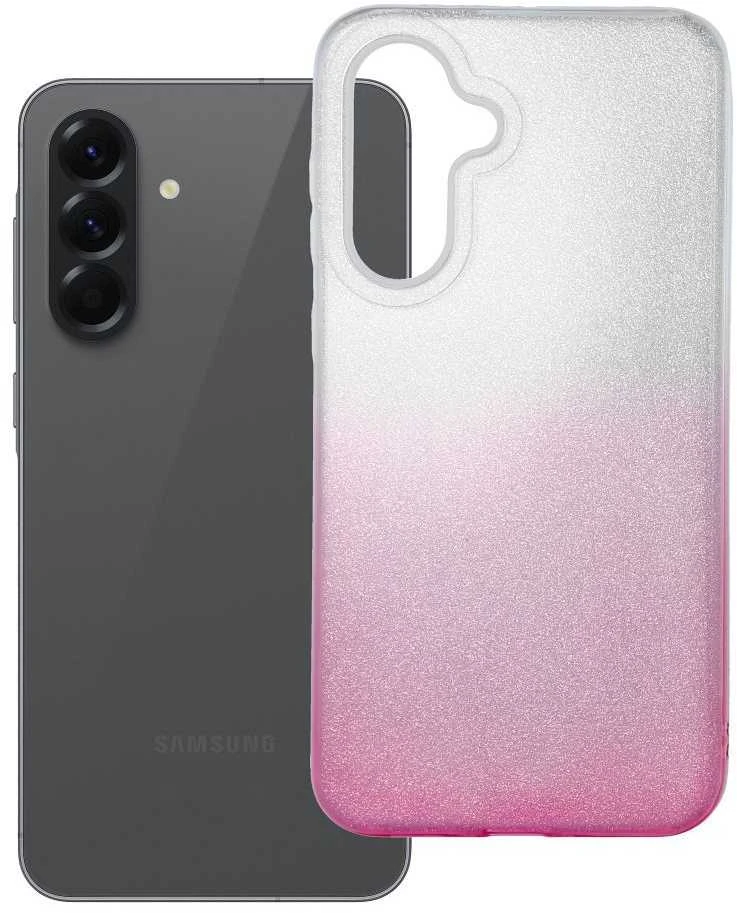 Oem SHINING Dėklas skirtas Samsung Galaxy A56 5G skaidrus rožinės spalvos