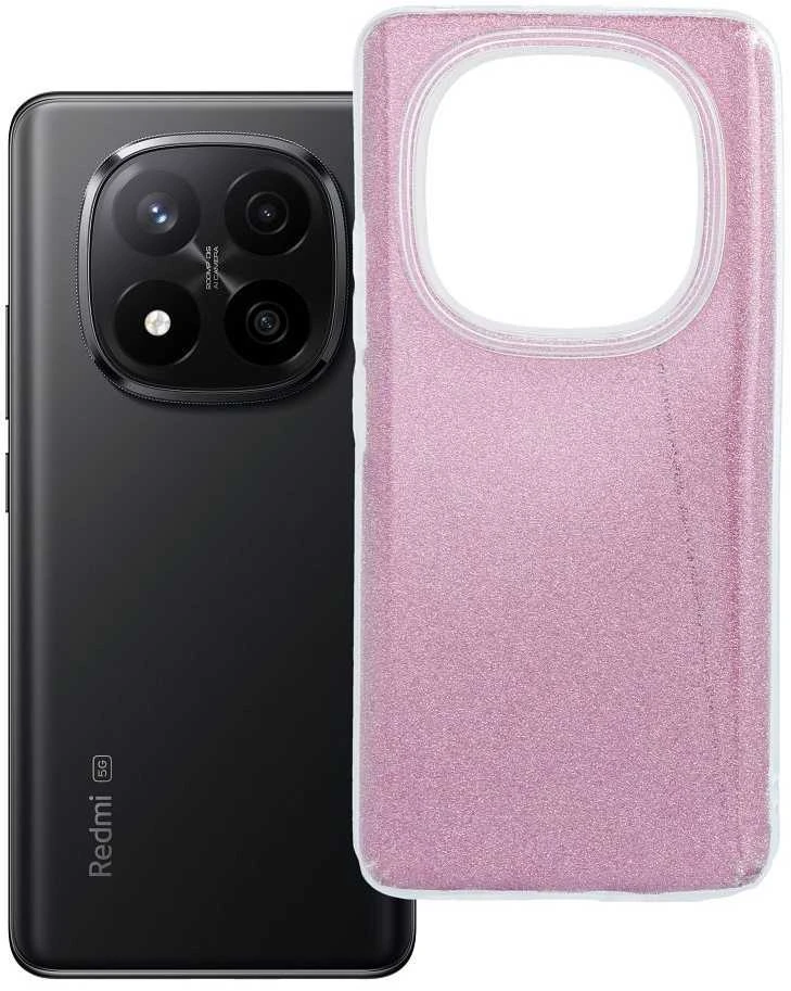 Oem SHINING Dėklas skirtas Xiaomi Redmi Note 14 Pro Plus 5G rožinės spalvos