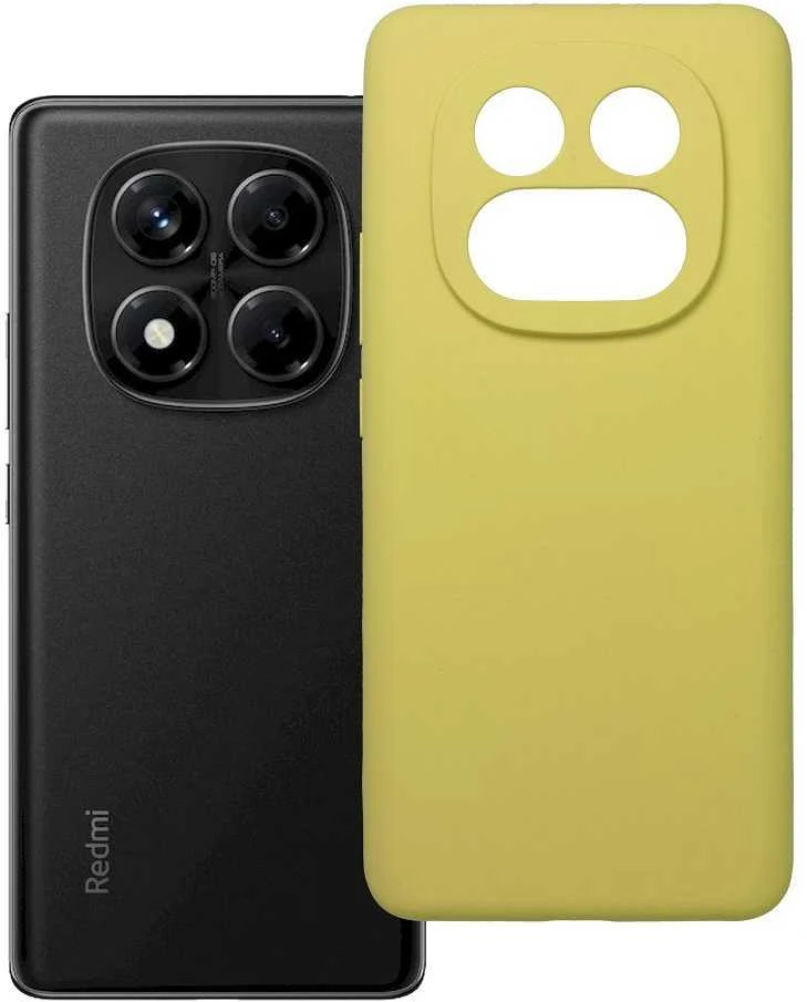 Oem Dėklas SILICONE 2mm skirtas Xiaomi Redmi NOTE 14 Pro 4G lemon