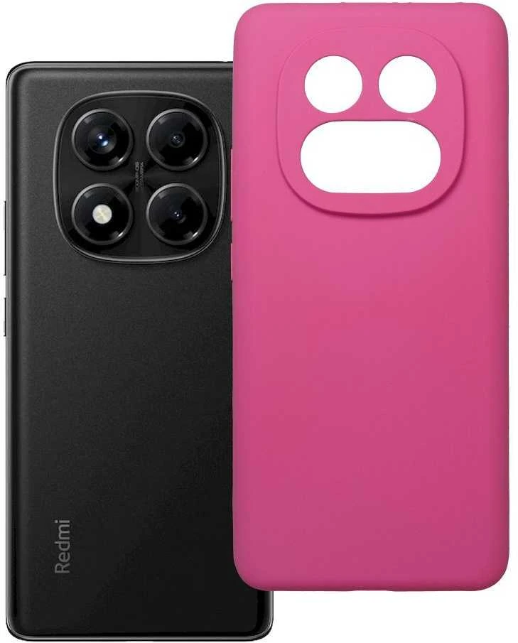 Oem Dėklas SILICONE 2mm skirtas Xiaomi Redmi NOTE 14 Pro 4G rožinės spalvos