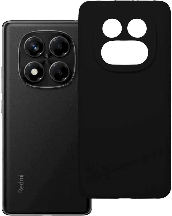 Oem Dėklas SILICONE 2mm skirtas Xiaomi Redmi NOTE 14 Pro 4G juodos spalvos