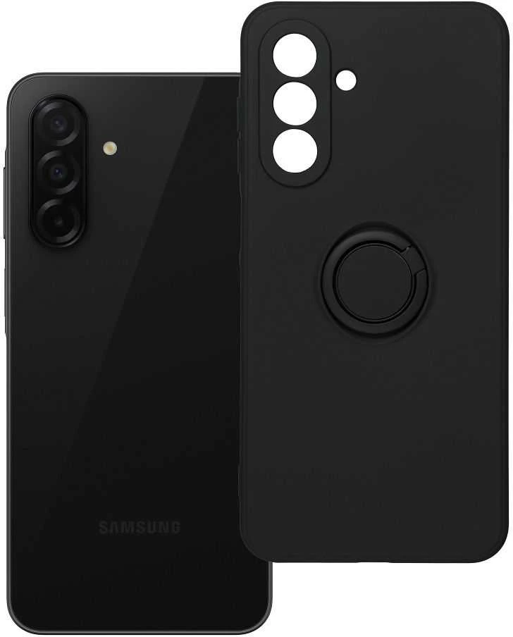 Oem SILICONE RING dėklas skirtas Samsung Galaxy A26 5G juodos spalvos