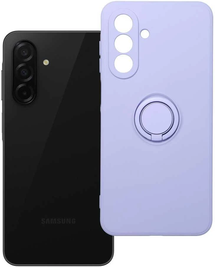 Oem SILICONE RING dėklas skirtas Samsung Galaxy A26 5G violetinės spalvos