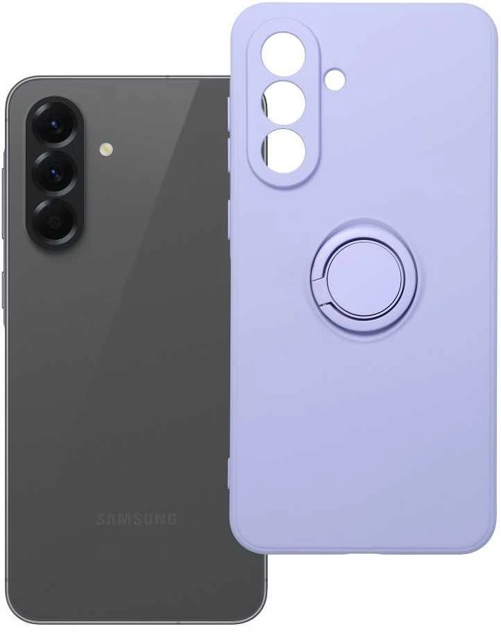 Oem SILICONE RING dėklas skirtas Samsung Galaxy A56 5G violetinės spalvos