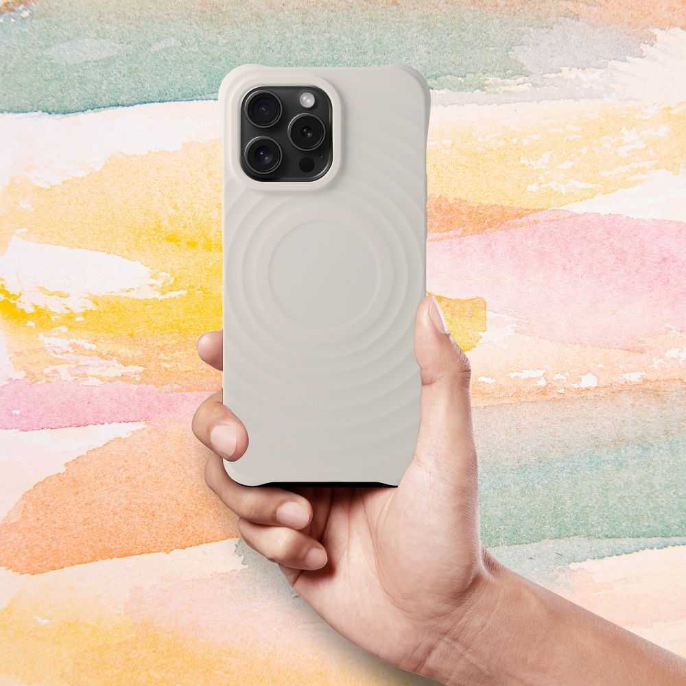 Dėklas Oem Case for iPhone 15 PRO Silicone Zephyr Mag Cover zgodny su MagSafe baltas