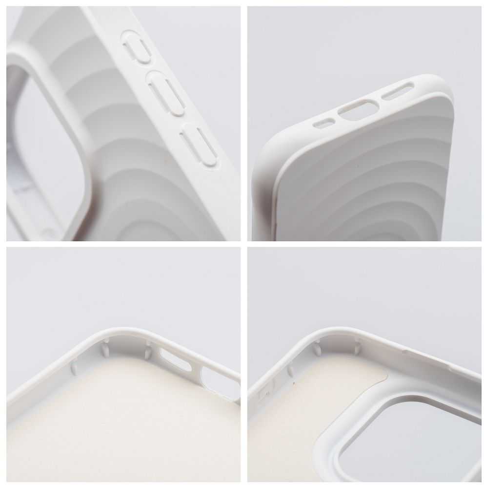 Dėklas Oem Case for iPhone 15 PRO Silicone Zephyr Mag Cover zgodny su MagSafe baltas