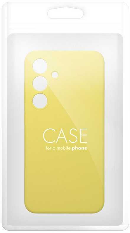 Oem Dėklas na Samsung A27 5G Silicone 2mm (camera protection) geltona