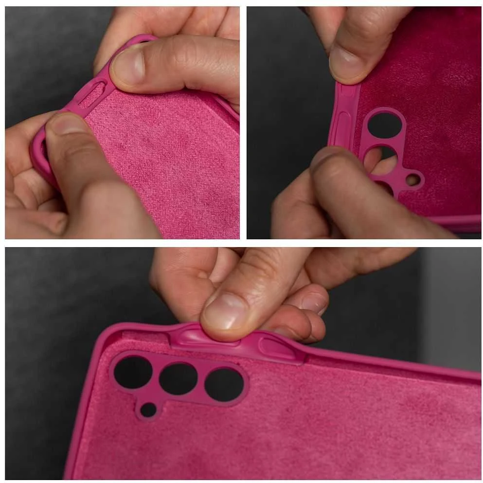 Oem Dėklas na Samsung S26 PLUS Silicone 2mm (camera protection) rožinė