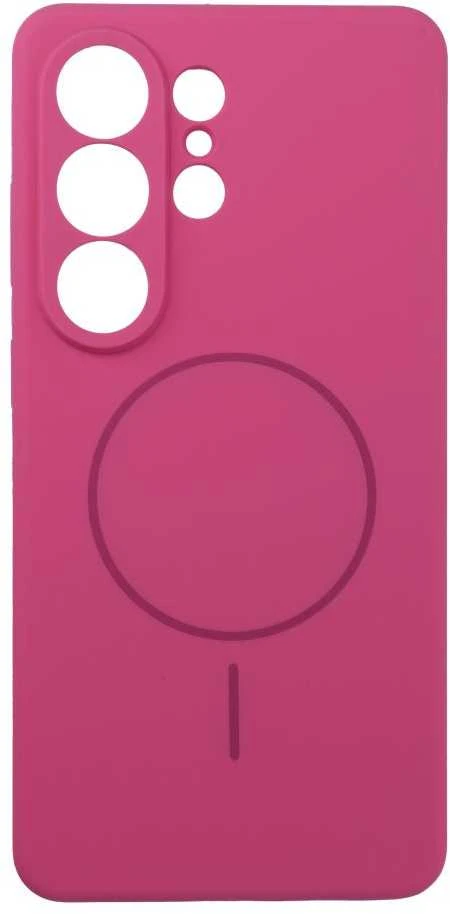 Oem Dėklas na Samsung S26 ULTRA Silicone 2mm (camera protection) zgodne su MagSafe różoweówe