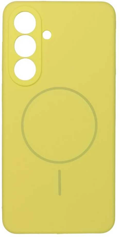 Oem Dėklas na Samsung S26 PLUS Silicone 2mm (camera protection) zgodne su MagSafe geltona