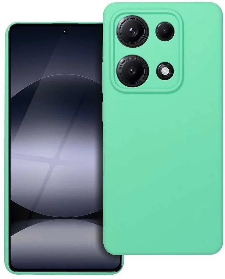 Oem Silikoninis 2 mm dėklas XIAOMI REDMI NOTE 14S, mėtinis