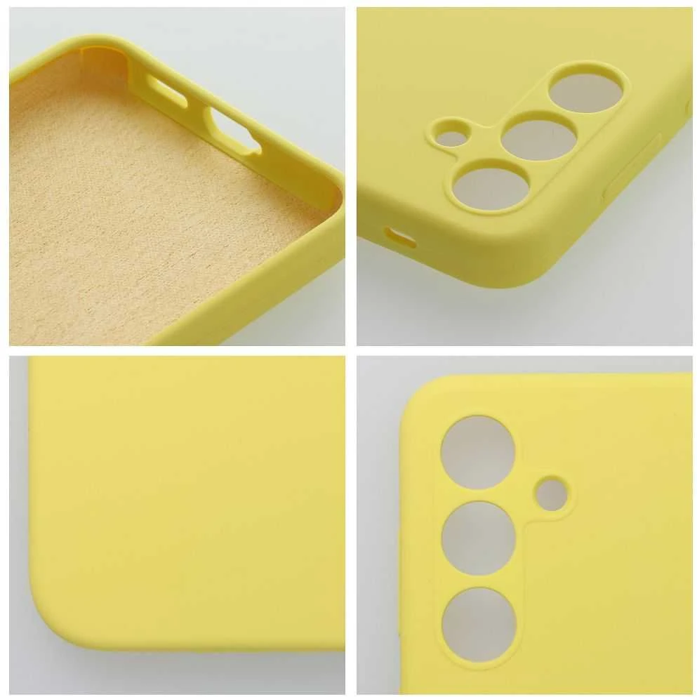 Oem Silikoninis 2 mm dėklas XIAOMI REDMI NOTE 14S, geltonas