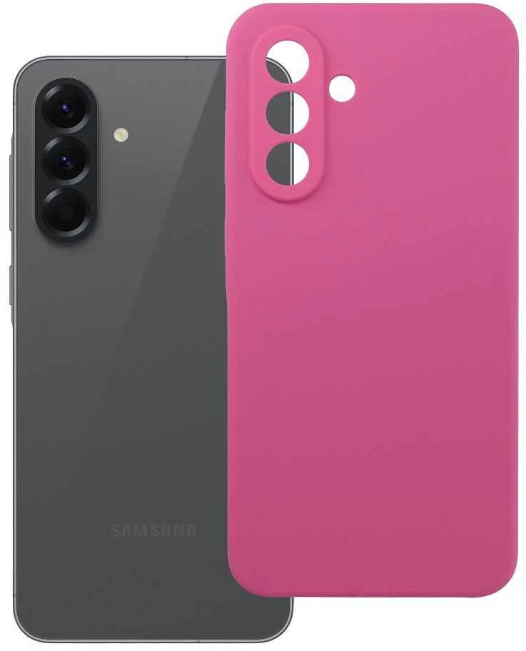 Oem Dėklas SILICONE 2mm skirtas Samsung Galaxy A56 5G rožinės spalvos