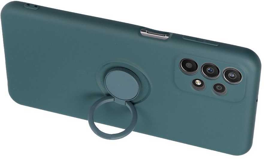 Oem Dėklas na Samsung A37 5G Silicone Ring žalia