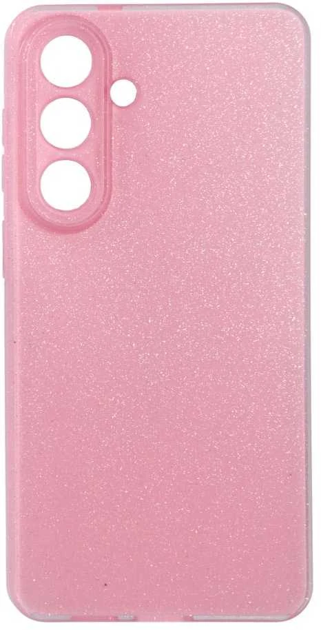 Oem Samsung S26 PLUS skaidrus 2 mm dėklas, mirksinčios rožinės spalvos