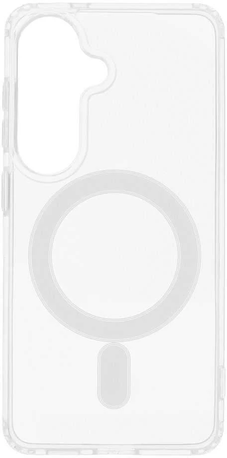 Dėklas Oem „Samsung S26 Clear Mag Cover“ (MID) dėklai yra patogūs skaidrūs „MagSafe“ dėklai.