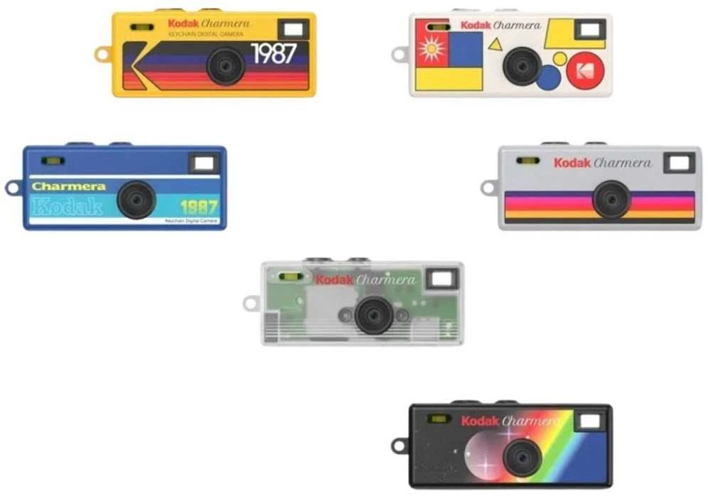 Kodak Charmera raktų pakabukas skaitmeniniams fotoaparatams žaliuzių dėžutė
