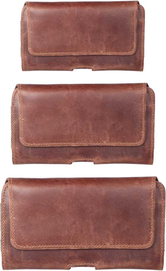 OEM odinis universalus horizontalus diržo dėklas - ROYAL Crazy Horse / ruda - 2XL dydis - skirtas SAMSUNG A21s / S20 ULTRA / S21 ULTRA / A70 / A71 / XIAOMI REDMI 9 / HUAWEI P SMART PRO