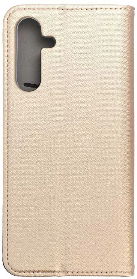 Dėklas Oem SMART CASE Book skirtas Samsung Galaxy M55 aukso spalvos