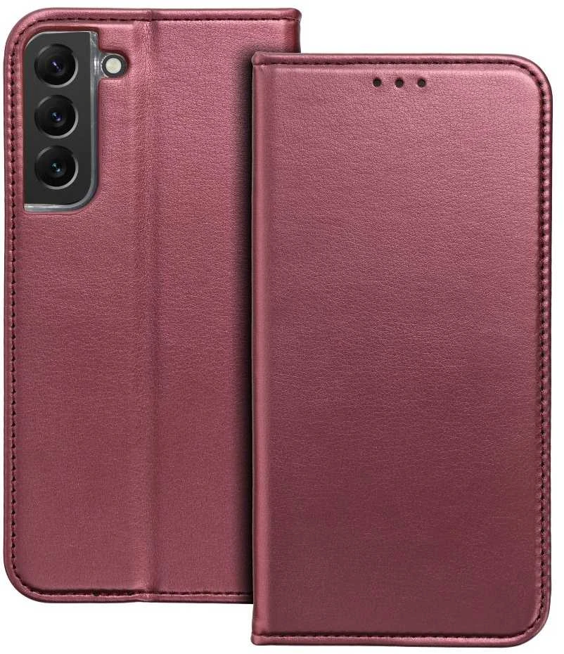 Dėklas Oem Flip case for Oppo Reno A5 PRO 5G Smart Magneto burgundy