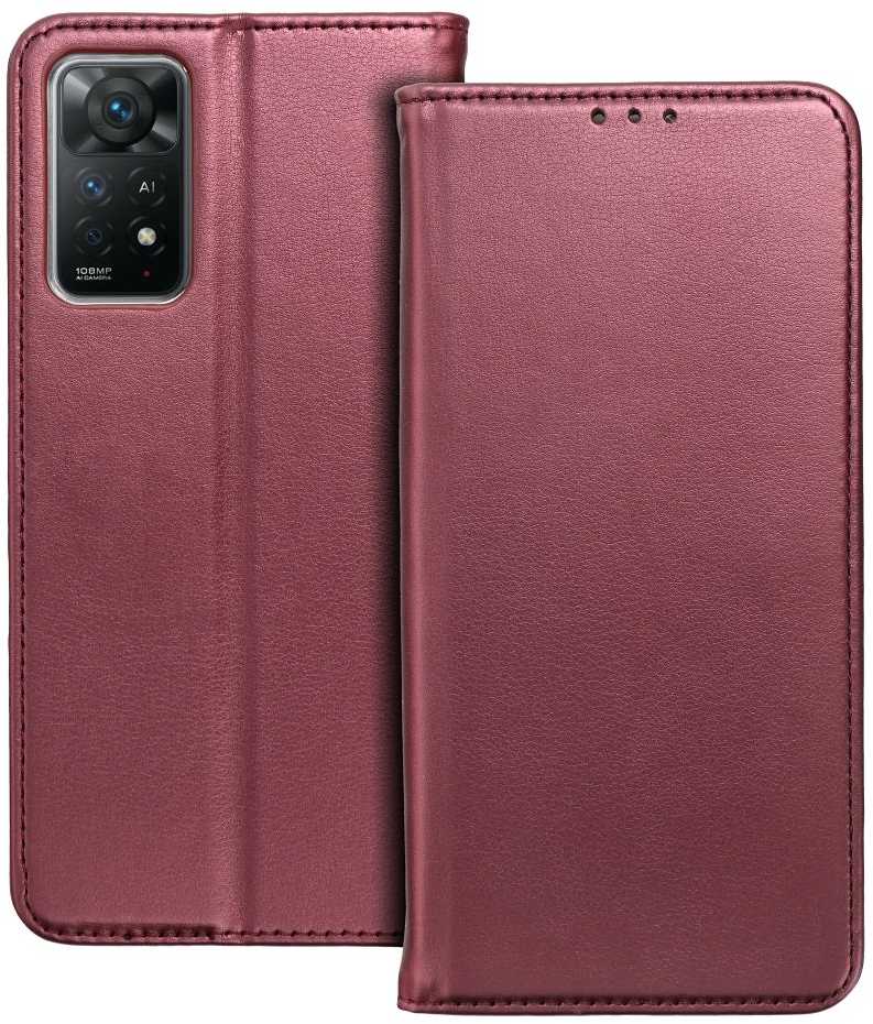 Oem SMART MAGNETO Book dėklas skirtas Motorola Edge 60 FUSION burgundy