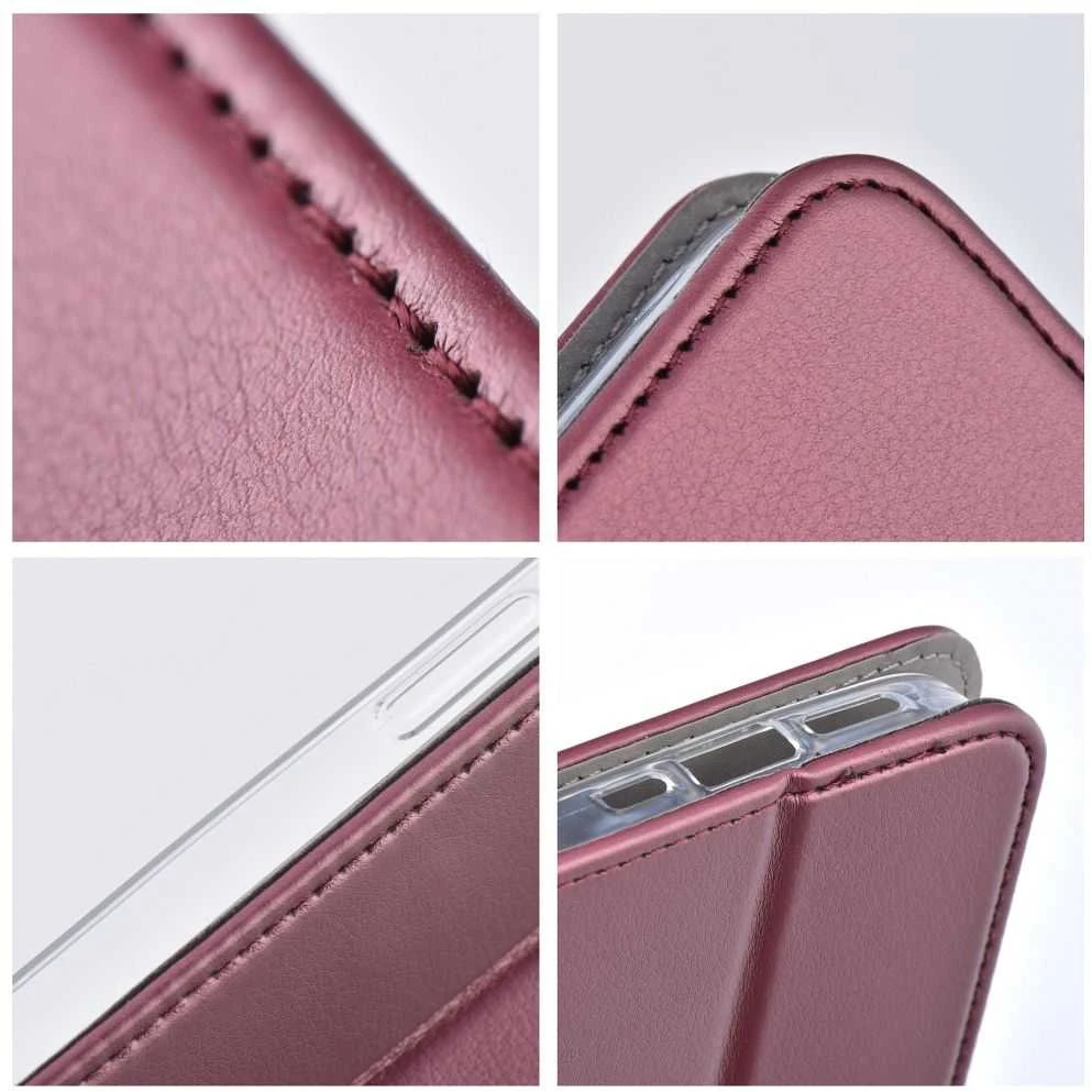 Oem Dėklas su klapką na Xiaomi Redmi NOTE 15 PRO 5G Smart Magneto bordo spalvos
