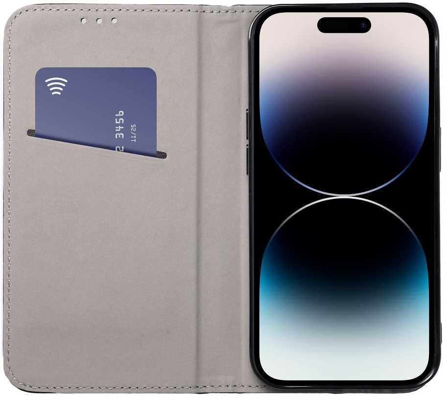 Oem Dėklas su atvartu Xiaomi Redmi NOTE 15 PRO PLUS 5G Smart Magneto tamsiai žalia