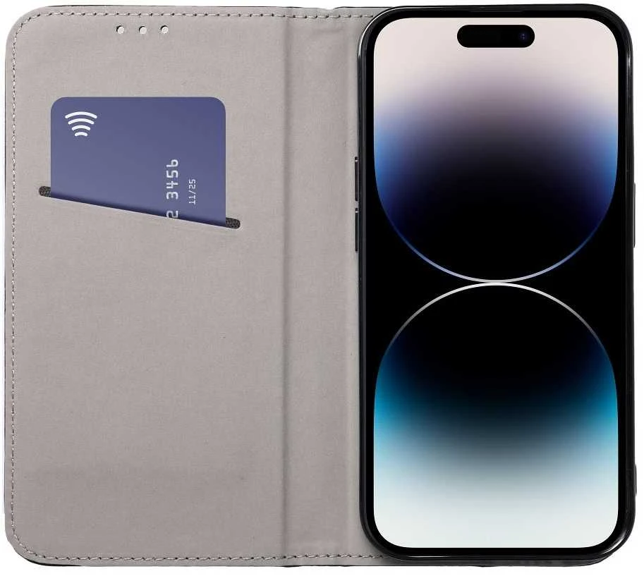 Oem Dėklas su klapką na Xiaomi Redmi NOTE 15 PRO 5G Smart Magneto bordo spalvos