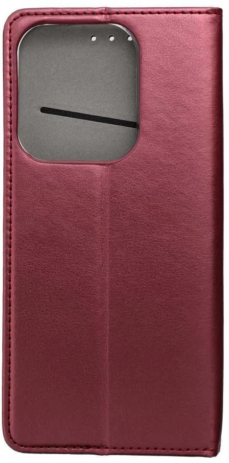 Oem SMART MAGNETO dėklas XIAOMI Redmi 15C bordo spalvos