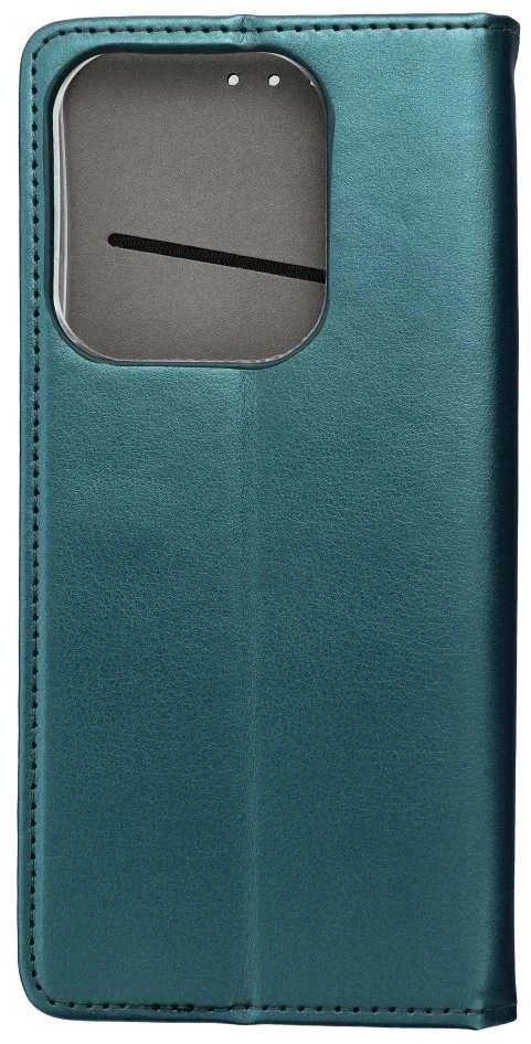 Oem SMART MAGNETO dėklas XIAOMI Redmi 15C, tamsiai žalias