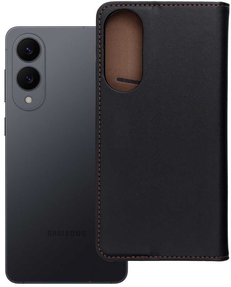 Oem SMART Pro Book leather dėklas skirtas Samsung Galaxy S25 Edge juodos spalvos