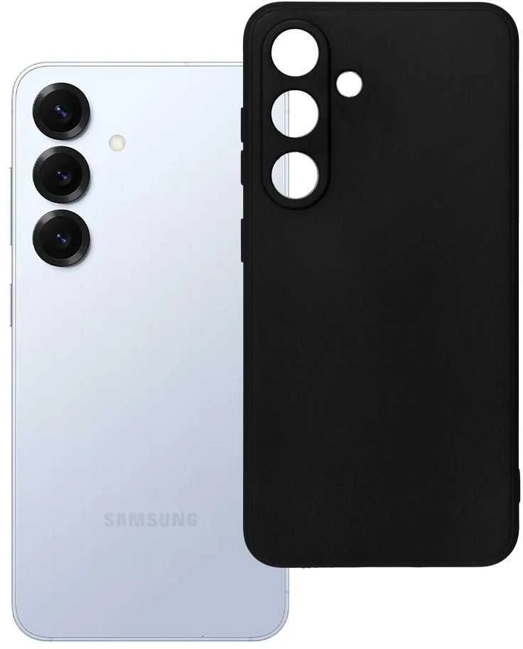 Oem SOFT dėklas skirtas Samsung Galaxy S25 juodos spalvos