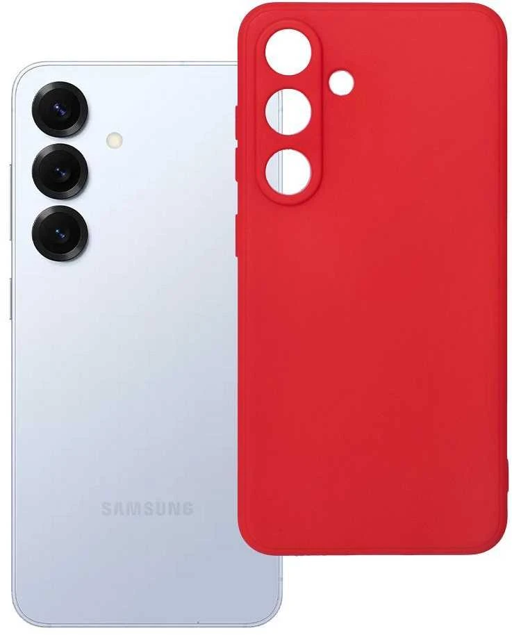 Oem SOFT dėklas skirtas Samsung Galaxy S25 red