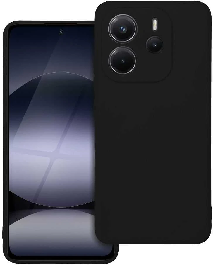 Oem SOFT dėklas skirtas Xiaomi Redmi Note 14 4G (GLOBAL - 164,84mm x 78,15mm x 8,16mm) juodos spalvos