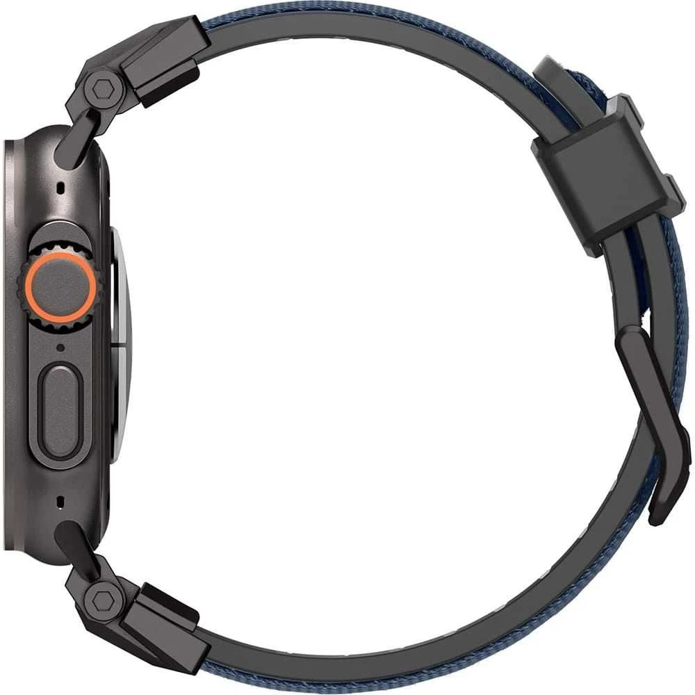 „Spigen DuraPro Armor“ dirželis, skirtas „Apple Watch 44 / 45 / 46 / 49 mm“ – tamsiai mėlynas Mėlyna