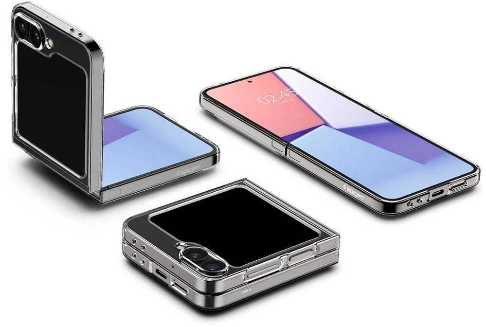 Samsung Galaxy Z Flip6 Spigen Airskin Crystal Clear dėklas telefonui skaidrus