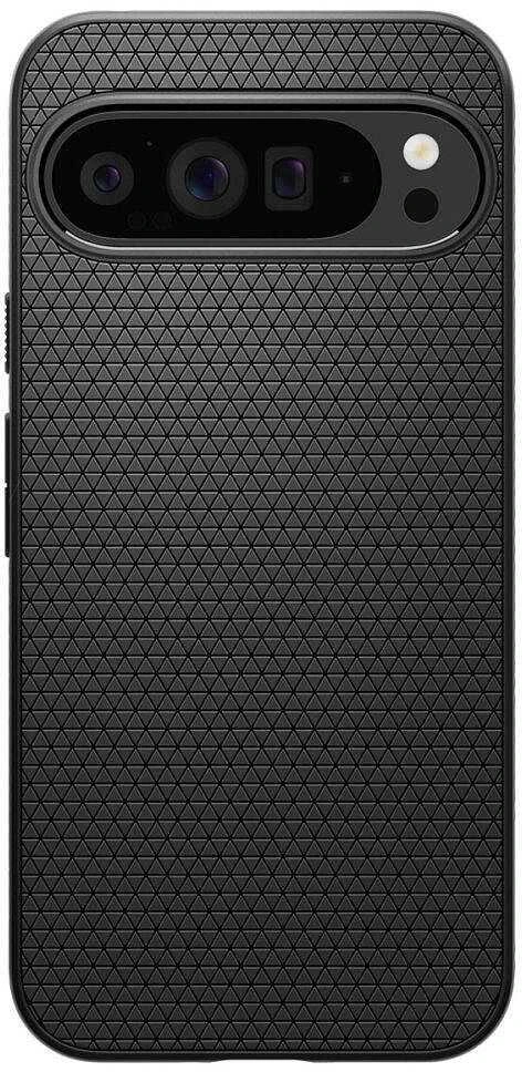 Google Pixel 9 PRO XL Spigen Liquid Air Matte dėklas telefonui juodos spalvos