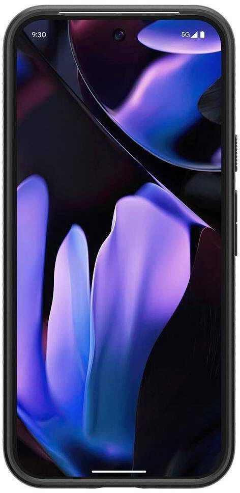 Google Pixel 9 PRO XL Spigen Liquid Air Matte dėklas telefonui juodos spalvos