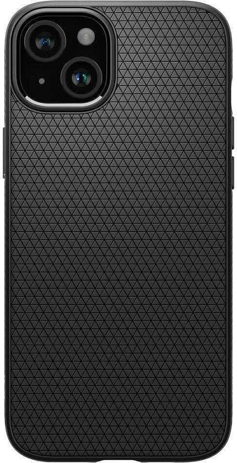 Spigen dėklas LIQUID AIR skirtas Apple iPhone 16 Plus matte juodos spalvos
