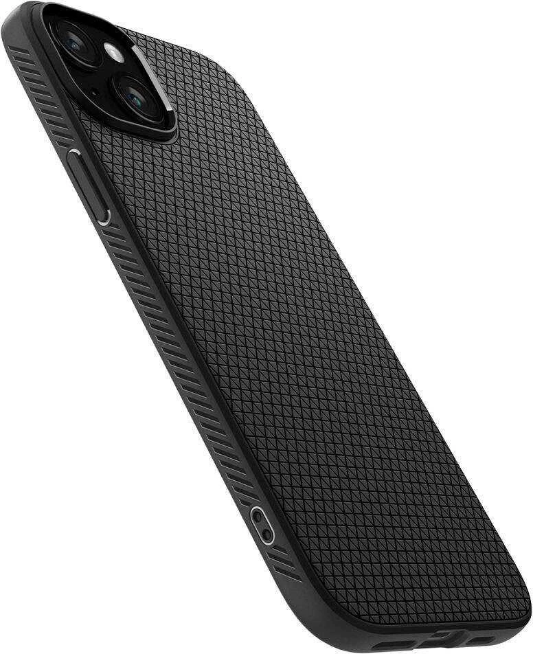 Spigen dėklas LIQUID AIR skirtas Apple iPhone 16 Plus matte juodos spalvos