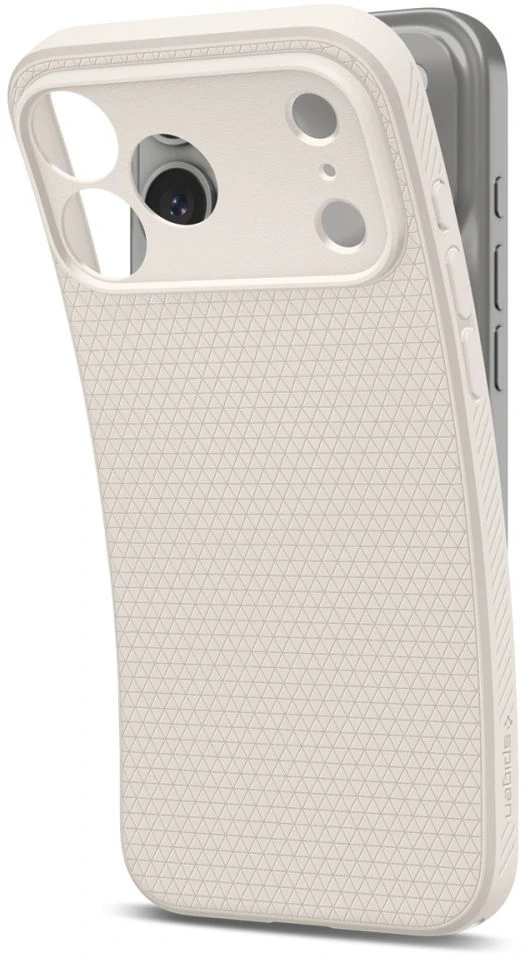 Dėklas SPIGEN case LIQUID AIR for IPHONE 17 Pro/ 18 Pro natural titanium