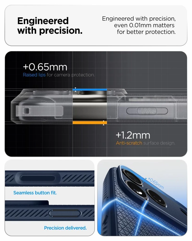 Dėklas SPIGEN case LIQUID AIR for IPHONE 17 Pro Max/ 18 Pro Max navy mėlynas