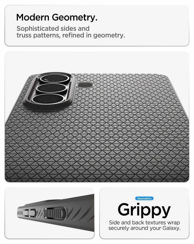Spigen Liquid Air dėklas skirtas Samsung Galaxy S26+ – pilkos spalvos