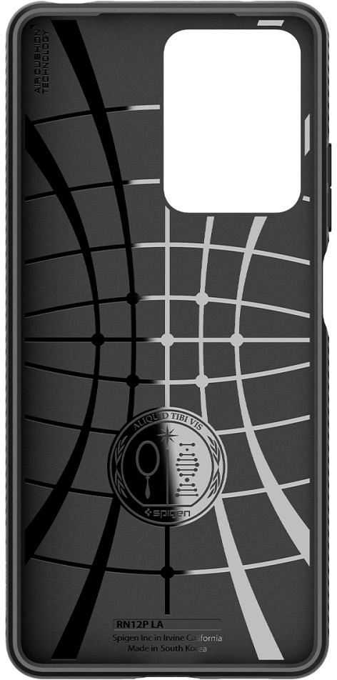 Spigen Liquid Air - dėklas skirtas Xiaomi Redmi Note 12 Pro 5G / POCO X5 Pro 5G Juodas