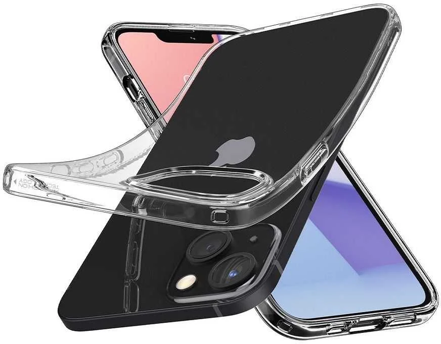 Spigen Liquid Crystal dėklas skirtas Apple iPhone 13, spalva - Crystal Clear