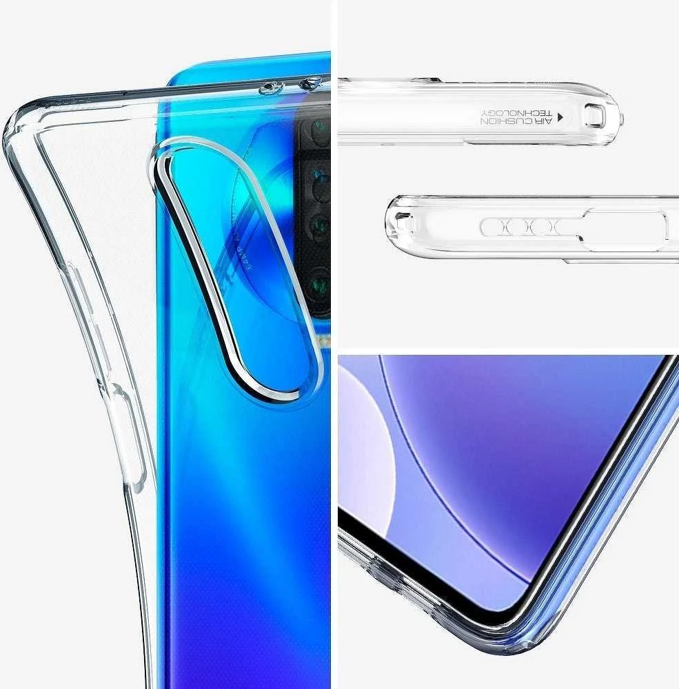 „Spigen“ skystųjų kristalų dėklas „Xiaomi PocophoneX2“ / „Redmi K30 Crystal Clear“ ACS00698