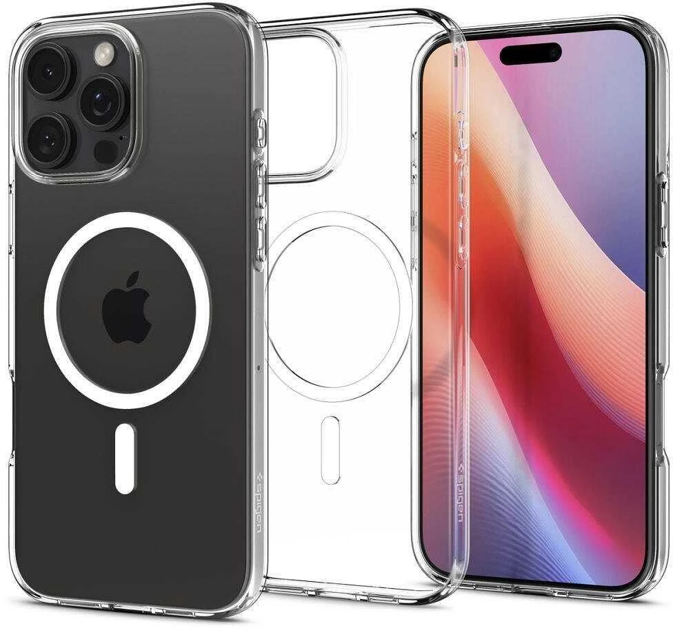 SPIGEN LIQUID CRYSTAL MAG MAGSAFE Apple iPhone 16 Pro dėklas telefonui skaidrus