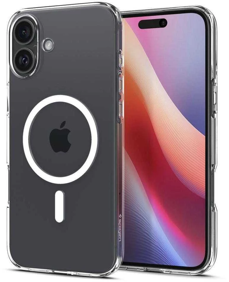 SPIGEN LIQUID CRYSTAL MAG MAGSAFE Apple iPhone 16 dėklas telefonui skaidrus