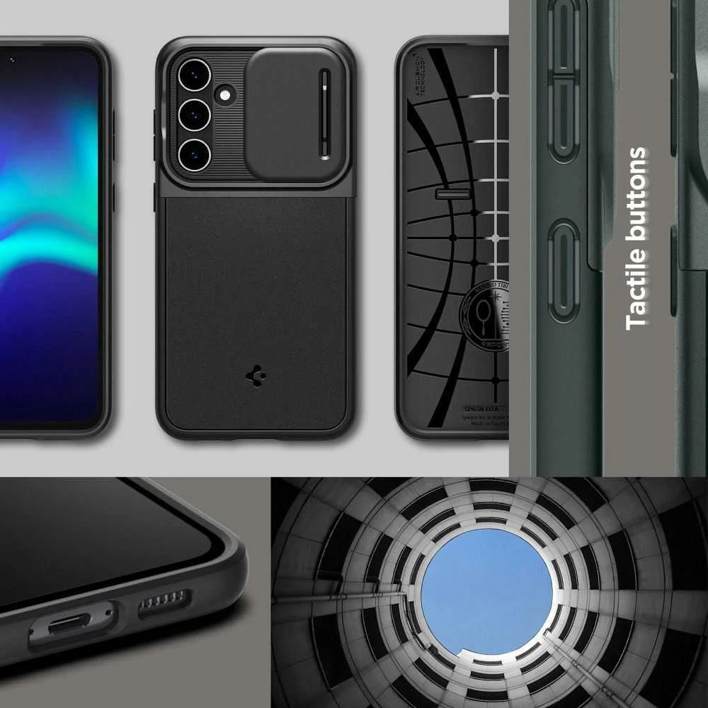 Spigen Optik Armor dėklas skirtas Samsung Galaxy S23 FE, spalva - Juoda