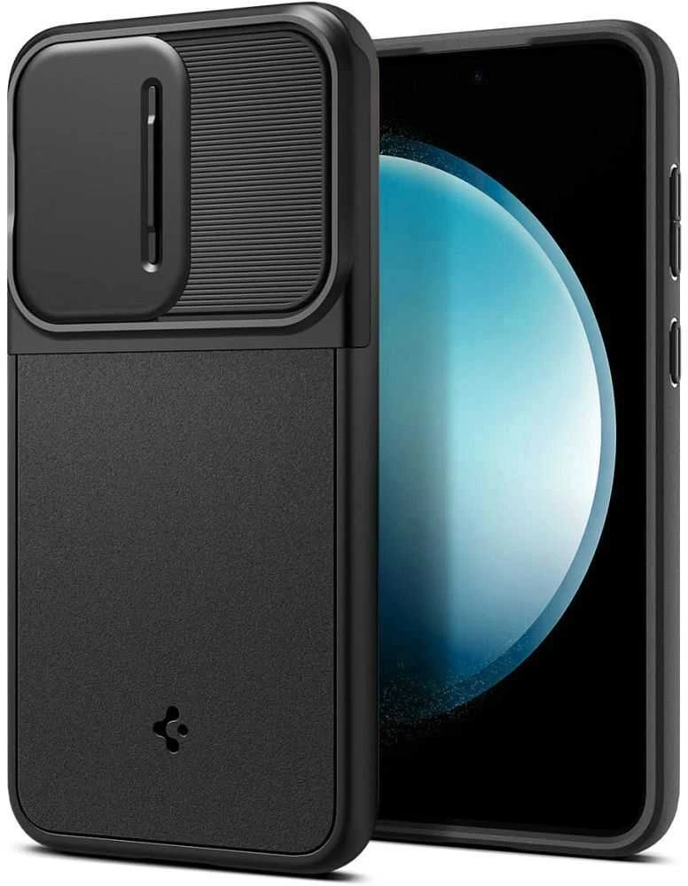 Spigen Optik Armor dėklas skirtas Samsung Galaxy S23 FE, spalva - Juoda